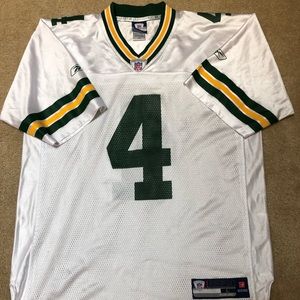 VGUC Size L Favre Screen print jersey- Reebok